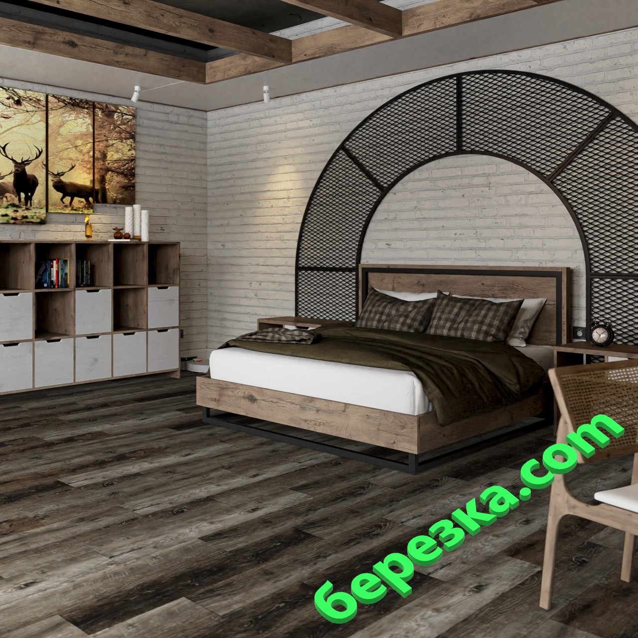 Дуб Рустикальный черный TCM369-7-LVT — изображение 3