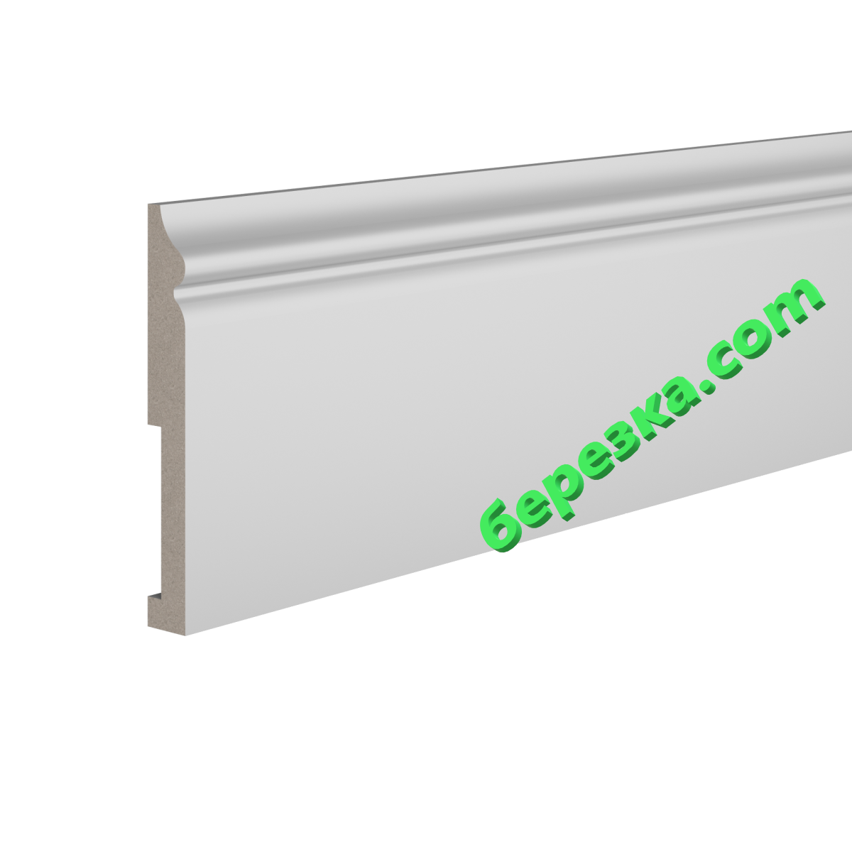 Плинтус ЛДФ WHITE Ultrawood base 5500 p (2000х138х18)
