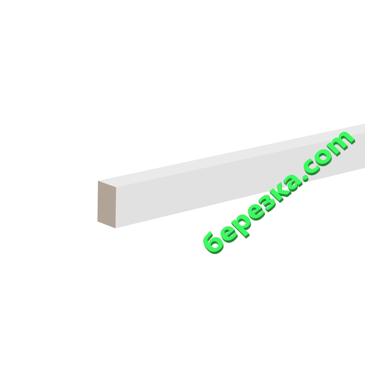 Молдинг ЛДФ Ultrawood WHITE E2E 3020 p (2000х30х20)