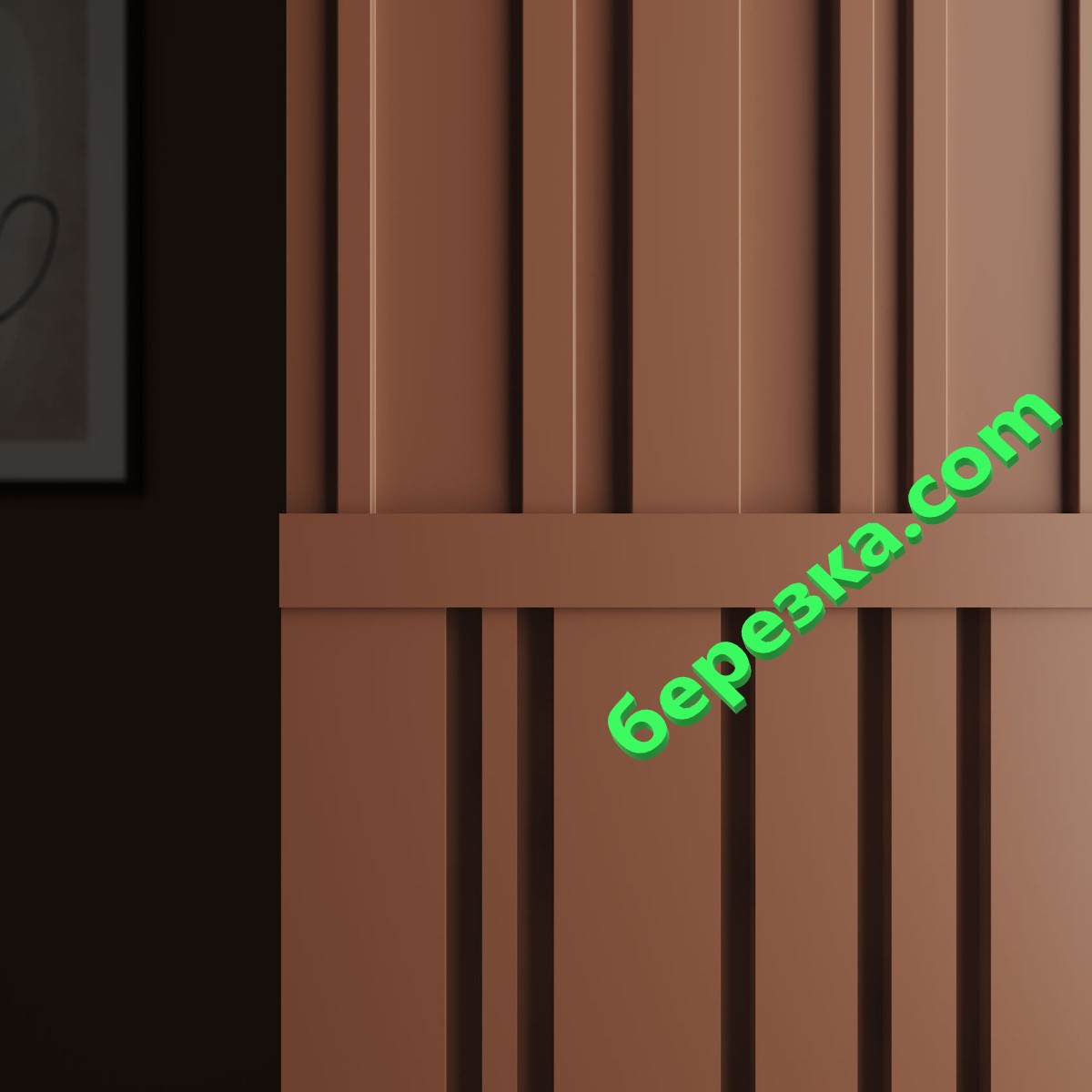 Молдинг ЛДФ Ultrawood WHITE E2E 3020 p (2000х30х20) — изображение 2