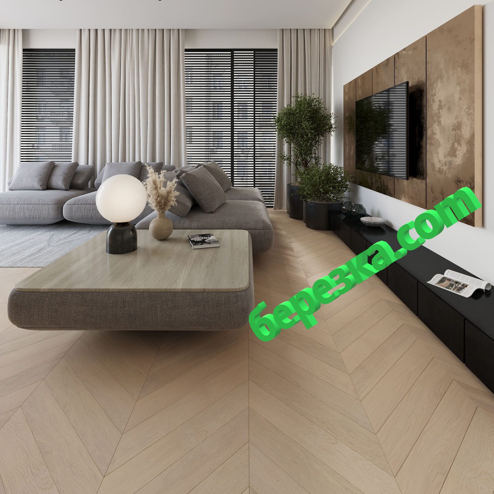 Инженерная доска Chevron AlixFloor Дуб песочный светлый — изображение 2