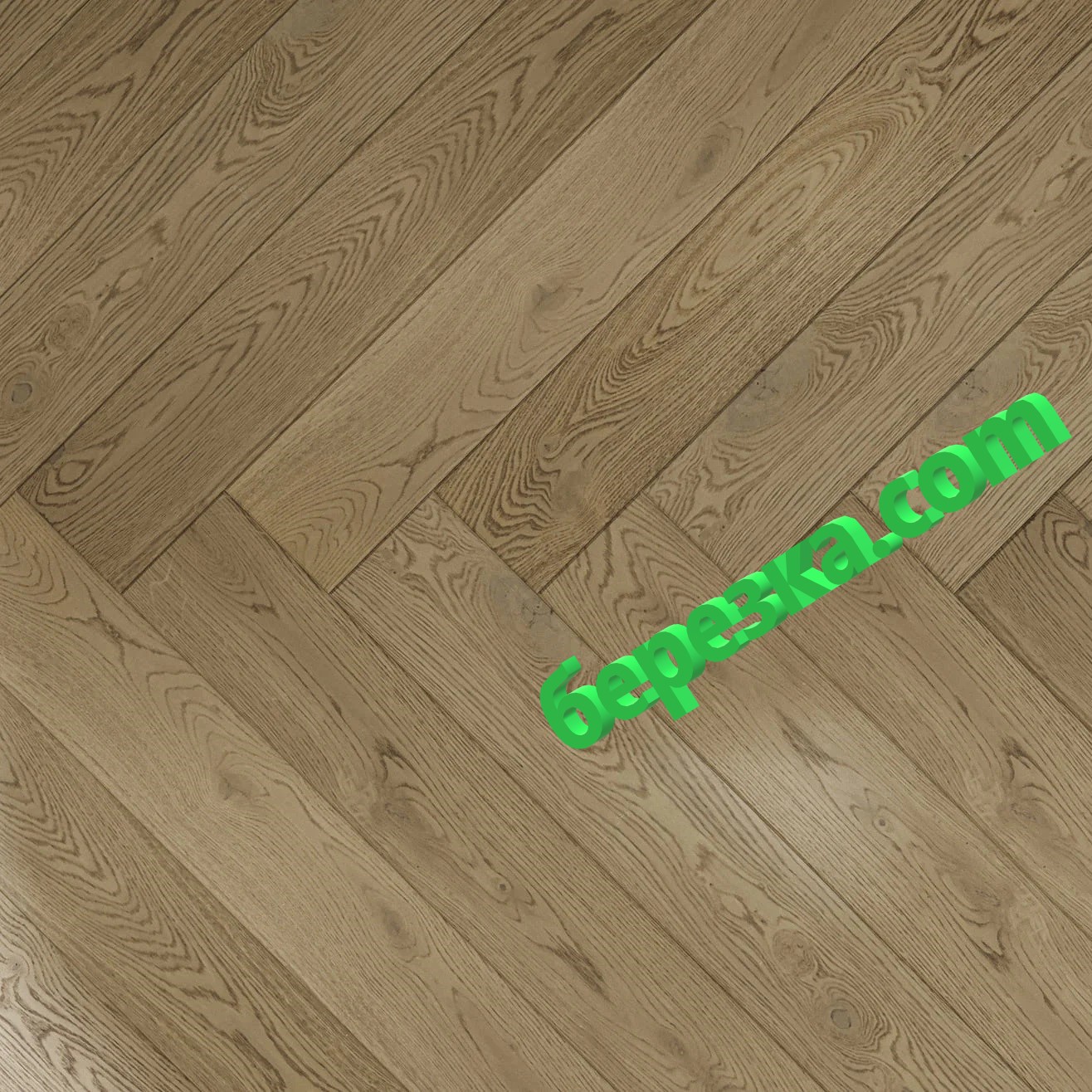 Инженерная доска herringbone AlixFloor Дуб кантри темный