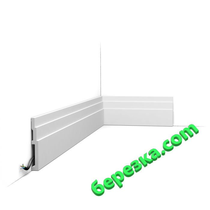 Плинтус ORAC DECOR SX180 HIGH LINE 2000х120х16 мм.