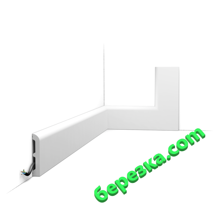 Плинтус ORAC DECOR SX183 CASCADE 2000х75х13 мм.
