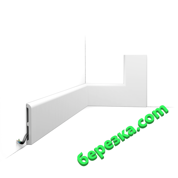 Плинтус ORAC DECOR SX184 CASCADE 2000х110х13 мм.