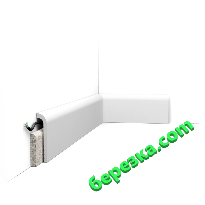 Плинтус ORAC DECOR SX185 CASCADE 2000х120х25 мм.