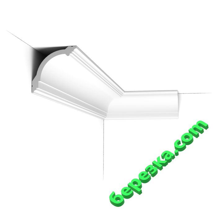 Потолочный карниз ORAC DECOR CB512N 2000х90х90 мм.