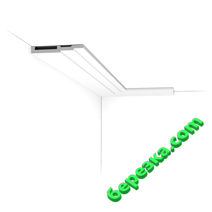 Потолочный карниз ORAC DECOR SX180 HIGH LINE 2000х12х160 мм.