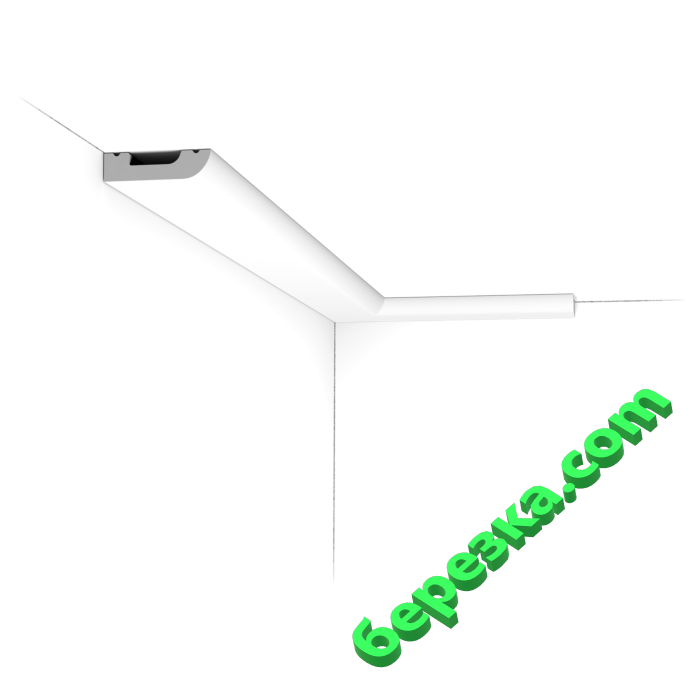 Потолочный карниз ORAC DECOR SX182 CASCADE 2000х13х50 мм.