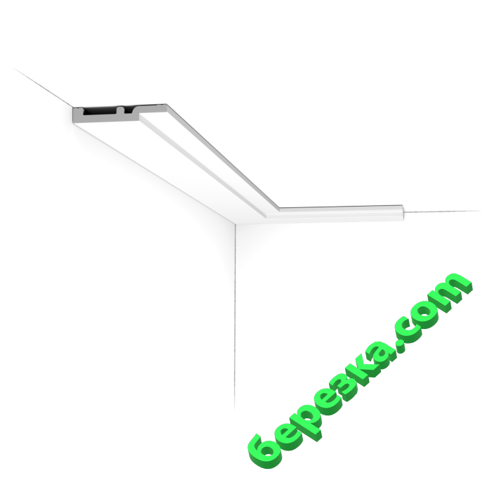 Потолочный карниз ORAC DECOR SX187 HIGH LINE 2000х12х75 мм.