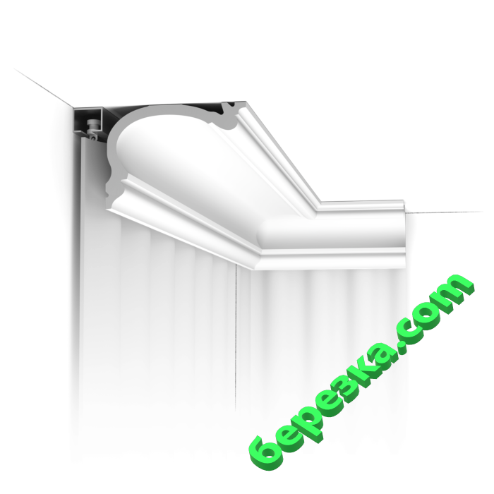 Скрытый карниз для штор ORAC DECOR C341 HERITAGE M 2000х88х1...