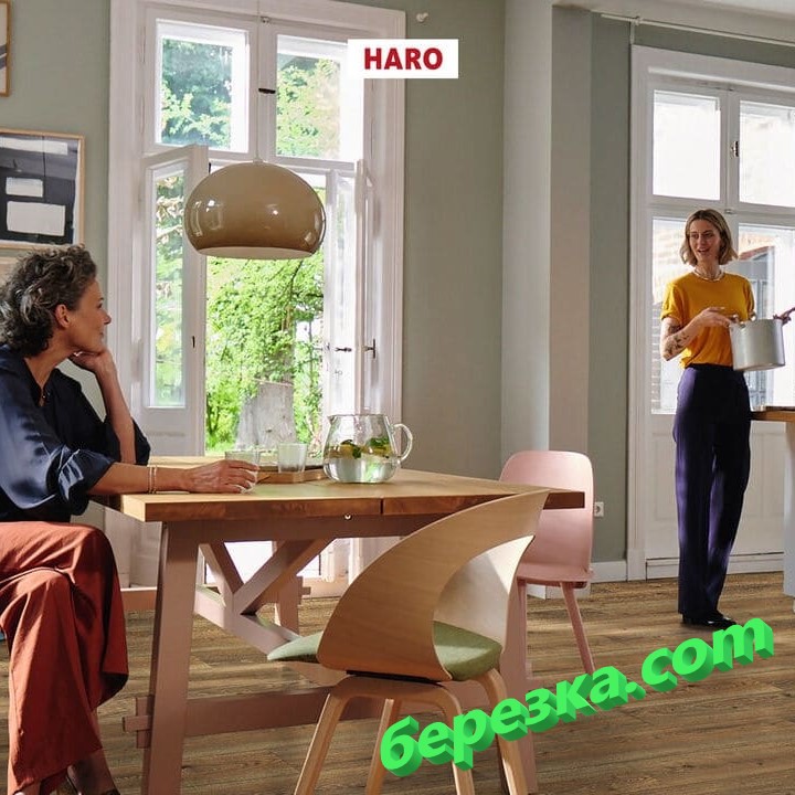 Ламинат Haro Tritty 100 1-Strip Дуб Флавия Натур