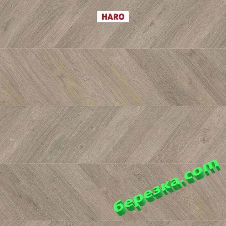 Ламинат Haro Tritty 200 Aqua Chevron 4VM Дуб Серый Шеврон