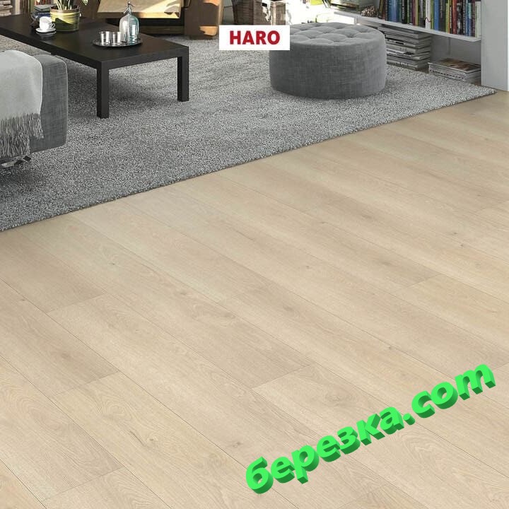 Ламинат Haro Tritty 90 1-Strip Дуб Флавия Белый