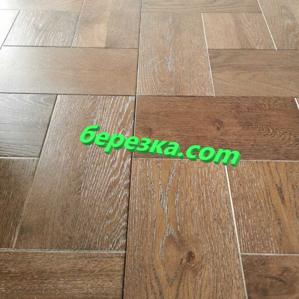 Модульный паркет ANTICWOOD Квадрат темное серебро